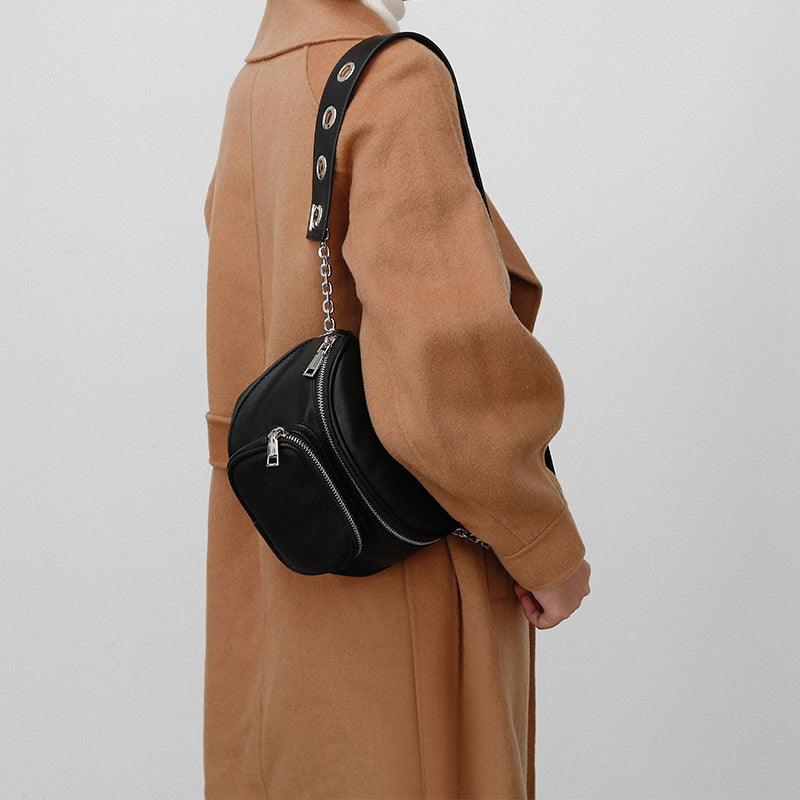 simple semicircle saddle bag, view 3 - MRSLM