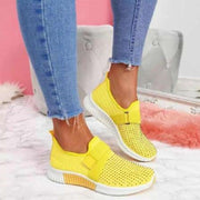 women's rhinestone casual flat shoes, view 5 - MRSLM