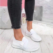 women's rhinestone casual flat shoes, view 4 - MRSLM