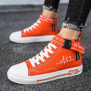Korean flat-sole canvas casual shoes, view 3 - MRSLM