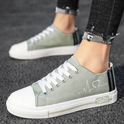 Korean flat-sole canvas casual shoes, view 2 - MRSLM