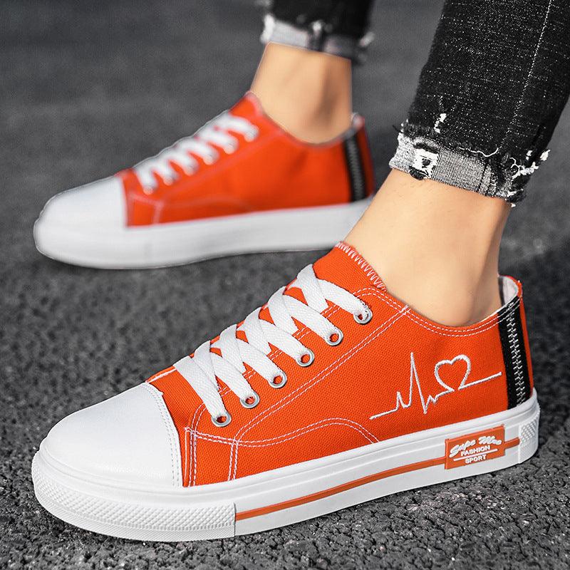 Korean flat-sole canvas casual shoes - MRSLM