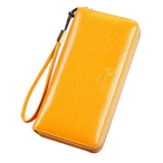 Women's long zipper wallet clutch, view 5 - MRSLM