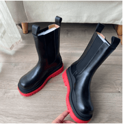 Women's platform Chelsea ankle boots, view 3 - MRSLM