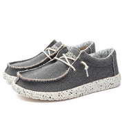 Men's casual canvas driving loafers, view 2 - MRSLM