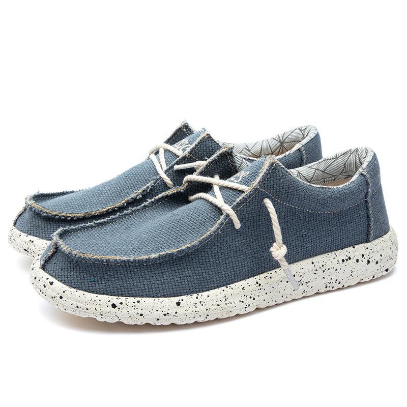 Men's casual canvas driving loafers, view 9 - MRSLM