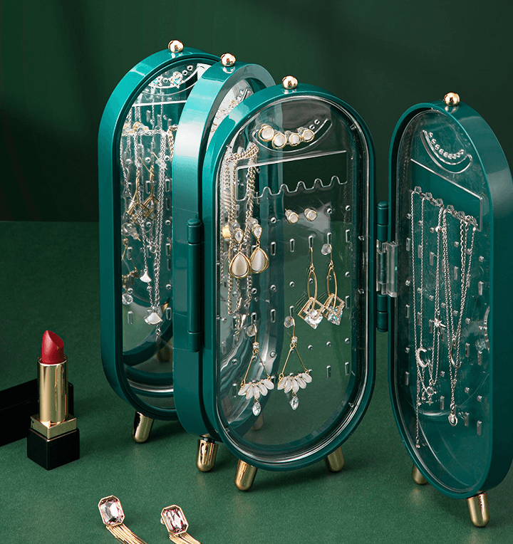 multi-layer desktop jewelry box, view 3 - MRSLM