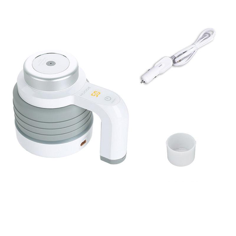 Car Folding Electric Heating Kettle Car Kettle Water Heater 12V Car Portable