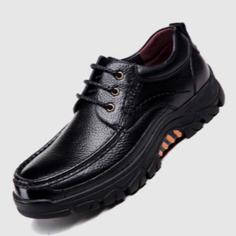 Men's large size leather shoes, view 6 - MRSLM