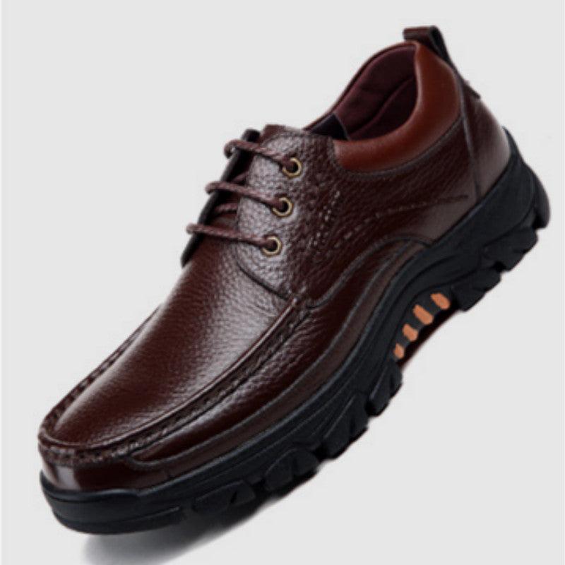 Men's large size leather shoes, view 7 - MRSLM
