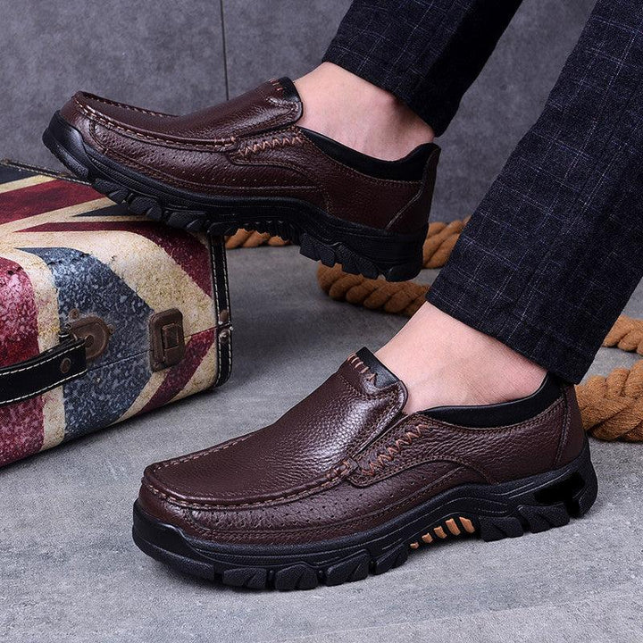 Cross-Border Men's Shoes Large Size Foreign Trade Men's Leather Shoes - MRSLM