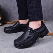 Men's large size leather shoes, view 3 - MRSLM