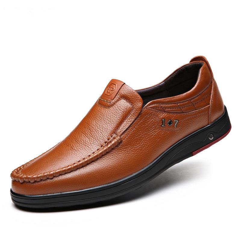 Men's leather casual shoes, view 4 - MRSLM