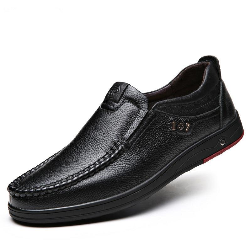 Men's leather casual shoes, view 9 - MRSLM