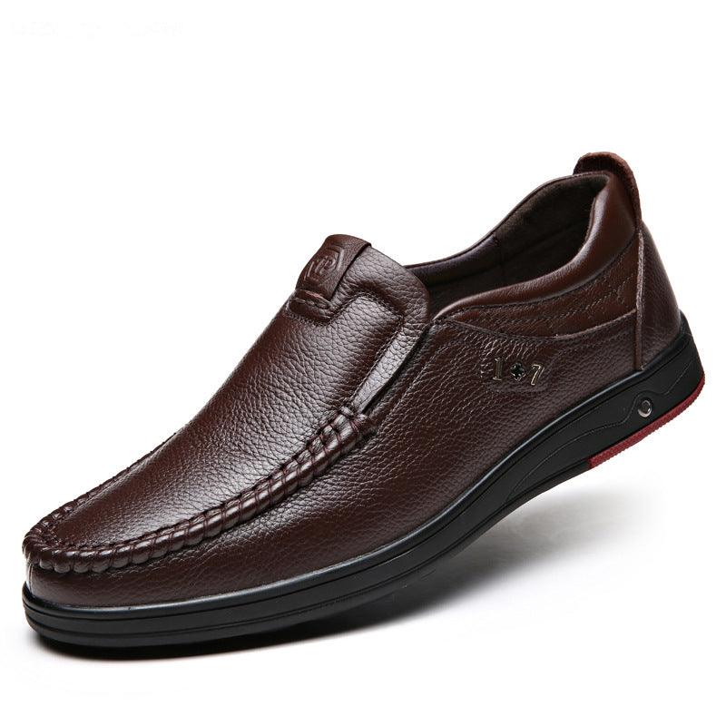Men's leather casual shoes, view 7 - MRSLM