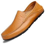 men's casual slip-on leather loafers, view 12 - MRSLM