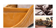 men's casual slip-on leather loafers, view 5 - MRSLM
