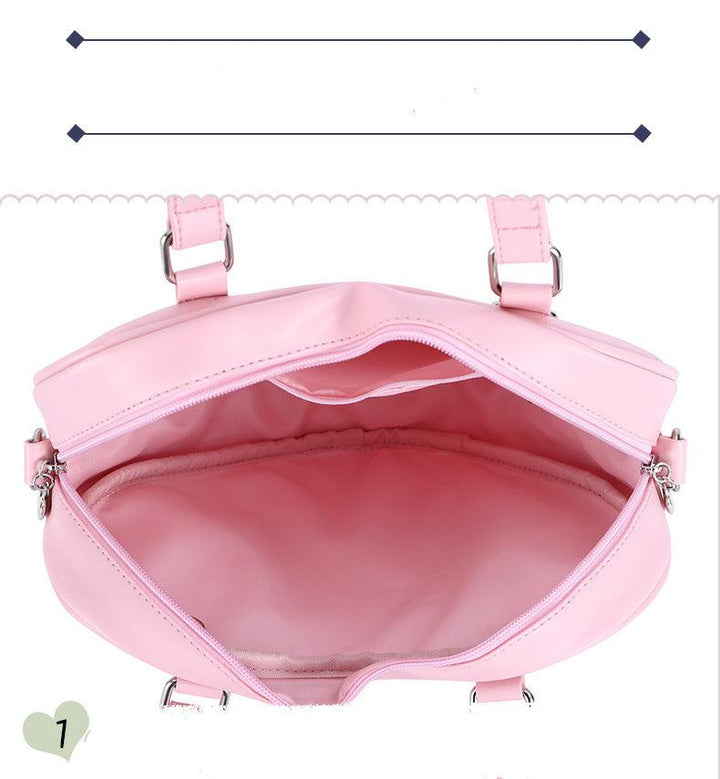 Small Pancake Love Hand Single Shoulder Messenger Bag - MRSLM