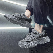 Men's chunky mesh sneakers, view 7 - MRSLM