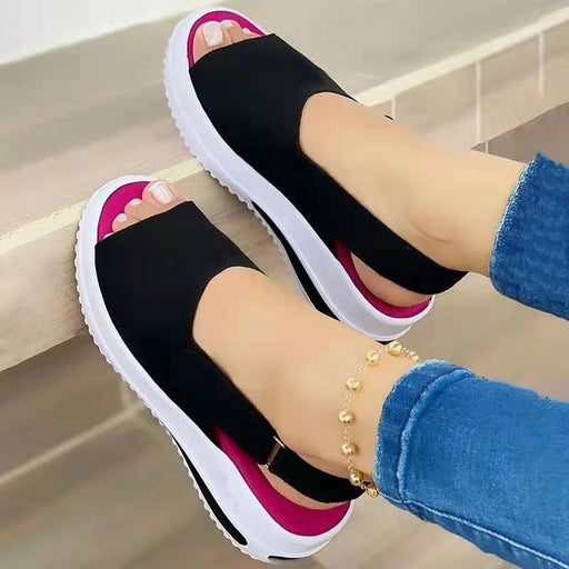 Women's Velcro summer sandals, view 3 - MRSLM