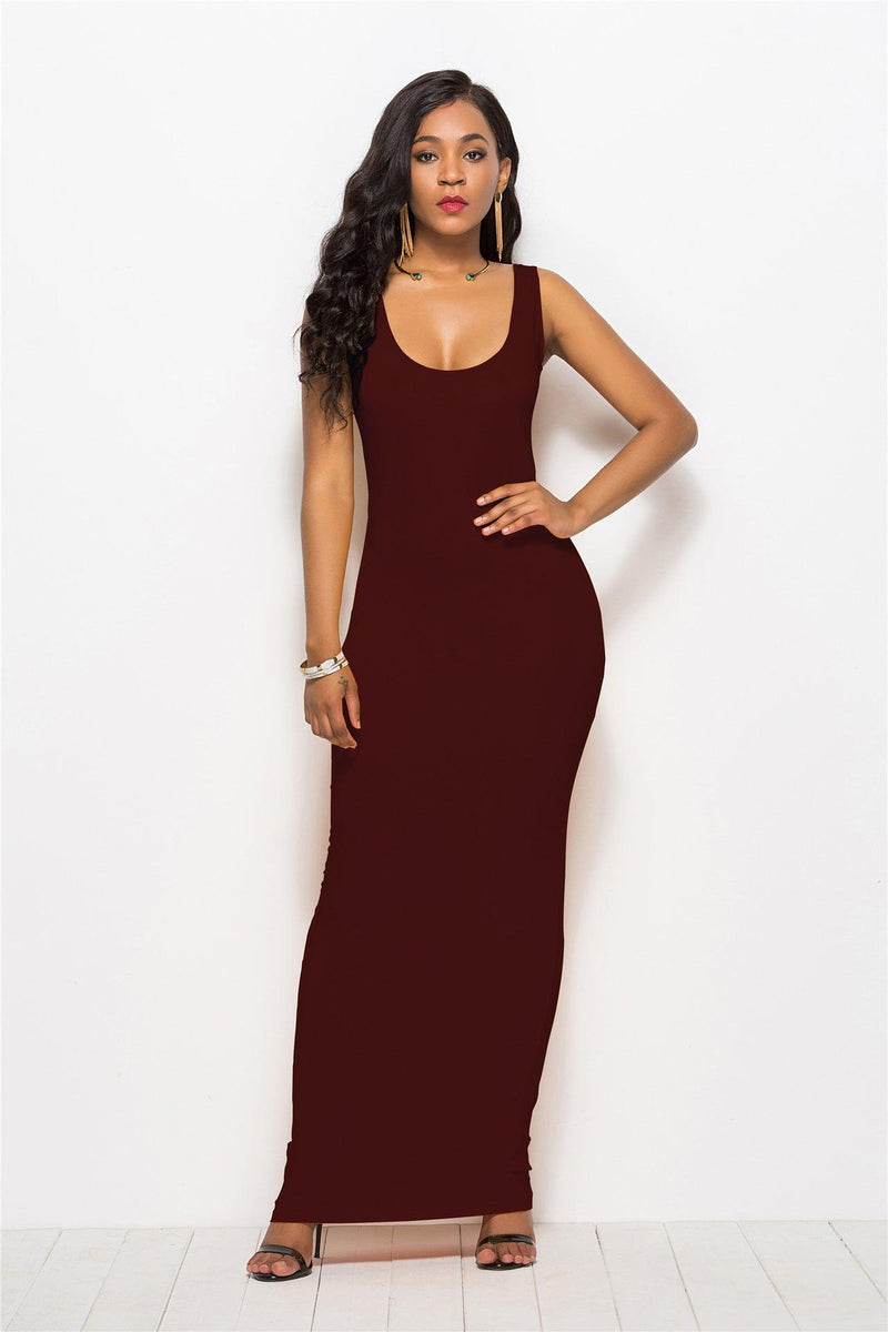 women's long tank dress, view 15 - MRSLM