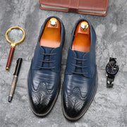 Men's business casual brogue Oxford shoes, view 6 - MRSLM