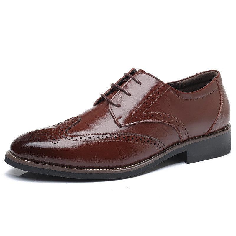 Men's business casual brogue Oxford shoes, view 12 - MRSLM