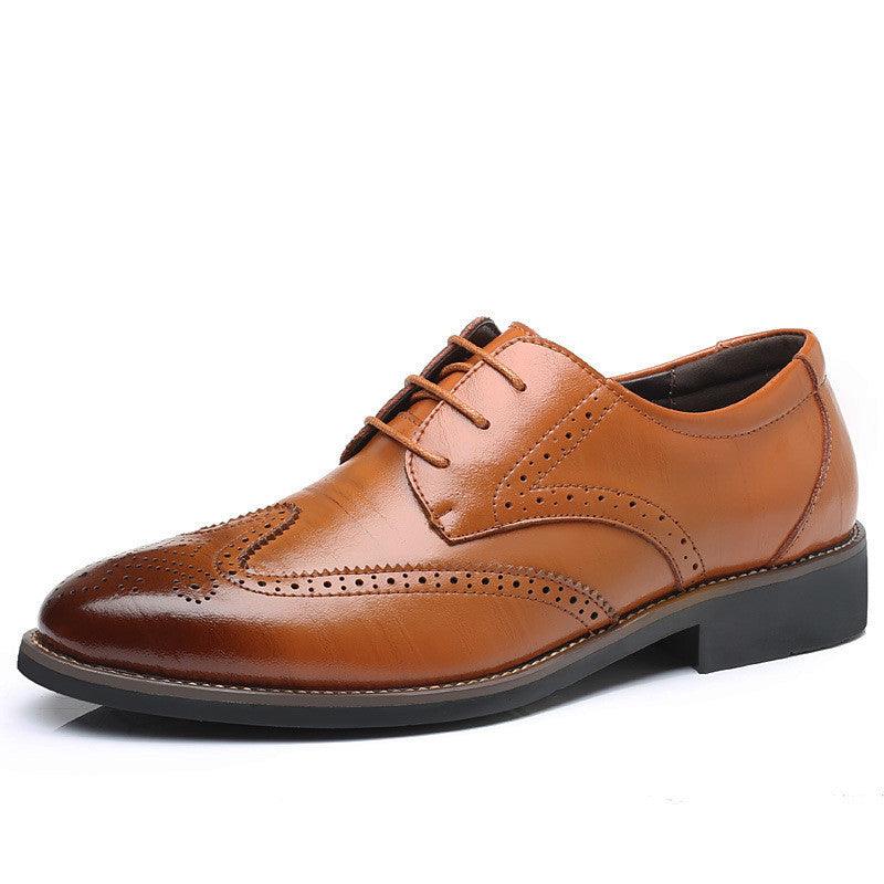 Men's business casual brogue Oxford shoes, view 8 - MRSLM