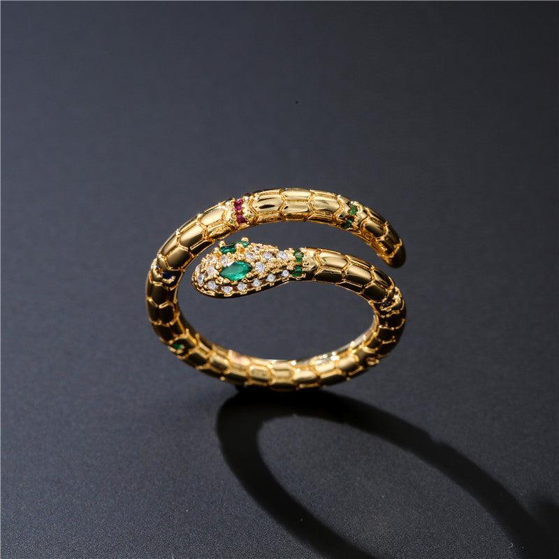gold snake ring - MRSLM