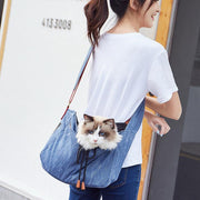Front crossbody pet carrier bag, view 5 - MRSLM