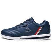 Men's retro white casual sneakers, view 5 - MRSLM