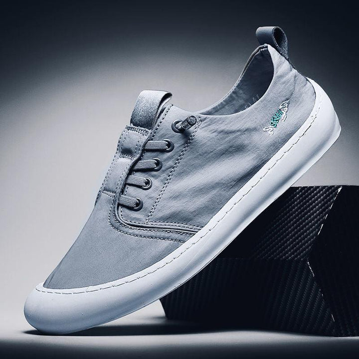 Trendy Men's Casual Deodorant Breathable Sports Ice Silk Cloth Shoes - MRSLM