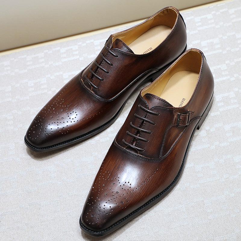Men's business Oxford dress shoes, view 4 - MRSLM