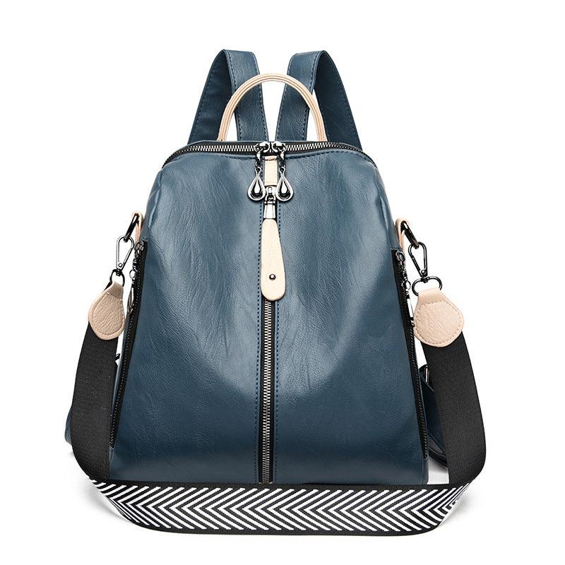 women's soft leather backpack, view 7 - MRSLM