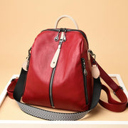 women's soft leather backpack, view 5 - MRSLM