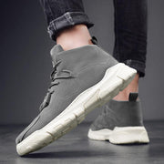 Youth outdoor mid-top desert boots, view 9 - MRSLM