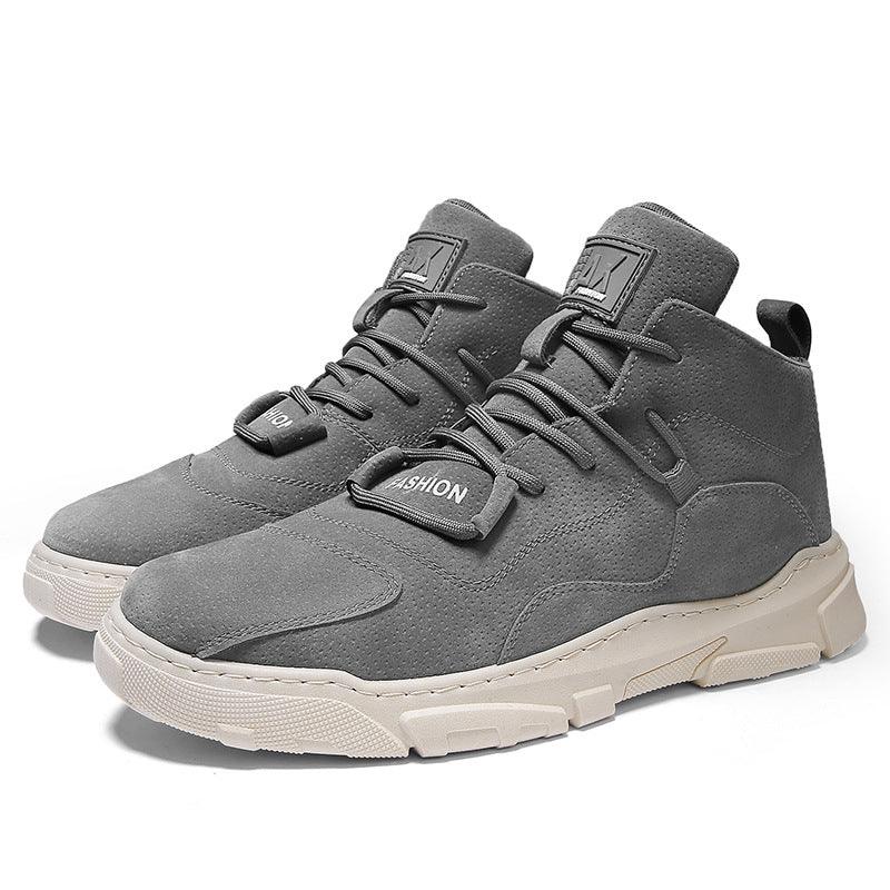 Youth outdoor mid-top desert boots, view 3 - MRSLM