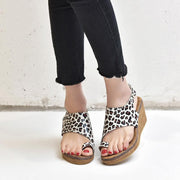 plus size wedge sandals, view 5 - MRSLM