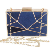 Fashion Trend Elegant Atmosphere Lady Solid Color Flannel Dinner Bag - MRSLM