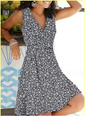 Floral belt dress, view 7 - MRSLM