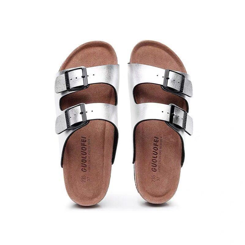 Double buckle slide sandals, view 5 - MRSLM