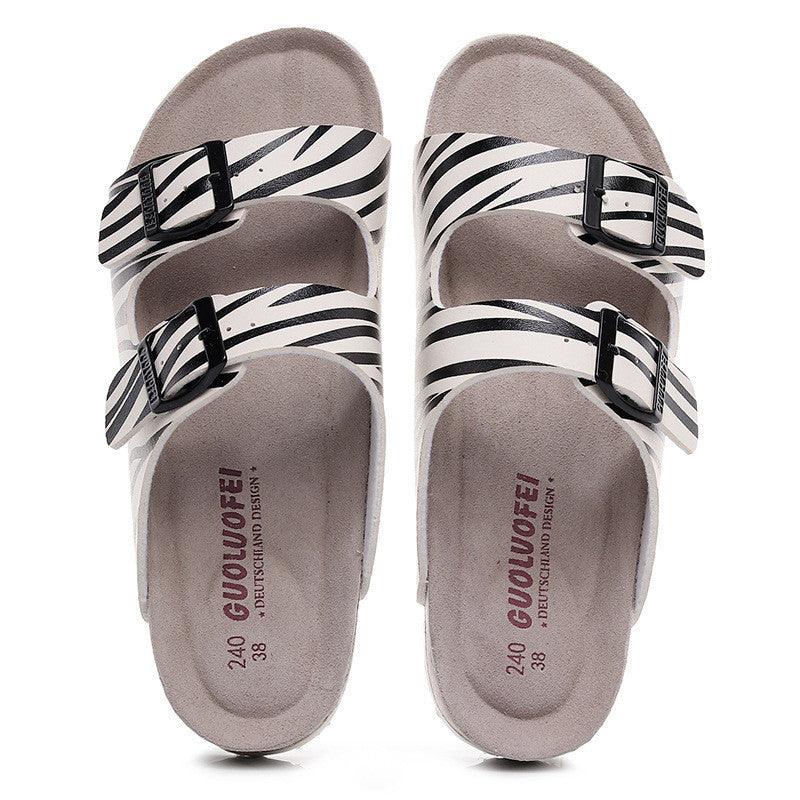 Double buckle slide sandals, view 8 - MRSLM