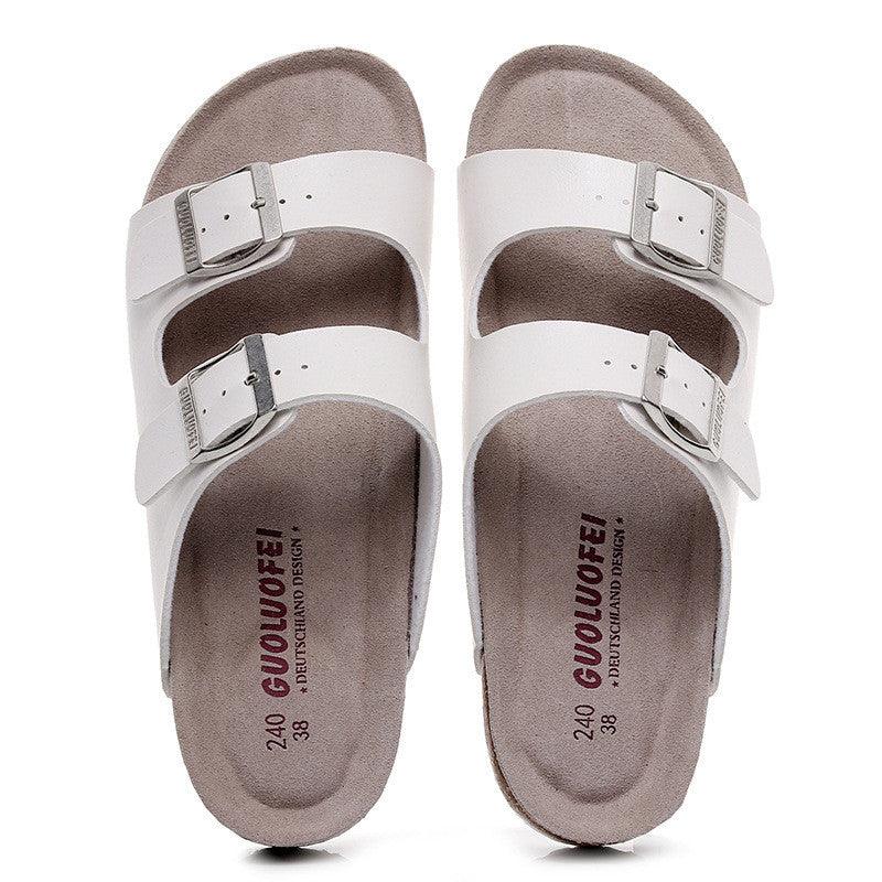 Double buckle slide sandals, view 6 - MRSLM