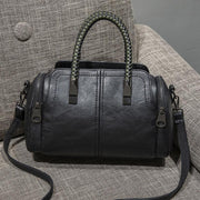 casual woven shoulder handbag, view 7 - MRSLM