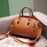 casual woven shoulder handbag, view 5 - MRSLM