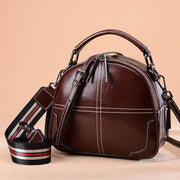 simple portable leather handbag, view 11 - MRSLM