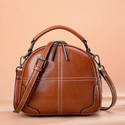 simple portable leather handbag, view 9 - MRSLM