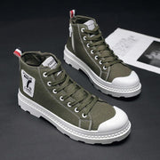 Men's high-top canvas shoes, view 11 - MRSLM