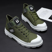 Men's high-top canvas shoes, view 2 - MRSLM