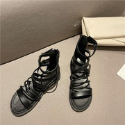 Roman flat sandals for women, view 3 - MRSLM